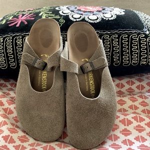 Mary Jane Birkenstock's taupe